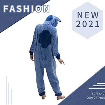 COSUSKET Flannel Unisex Onesie Pajamas for Adults