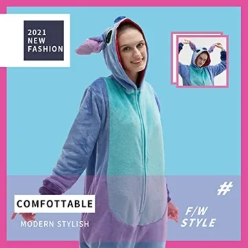 COSUSKET Flannel Unisex Onesie Pajamas for Adults