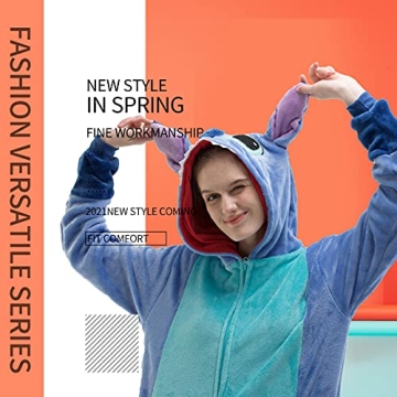 COSUSKET Flannel Unisex Onesie Pajamas for Adults