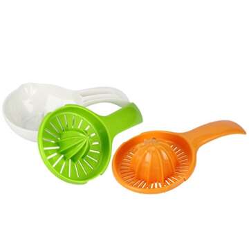 Urban Trend Tango Citrus Juicer with Two Juicing Heads, Lemons, Limes, Oranges and Grapefruit, Ergon...