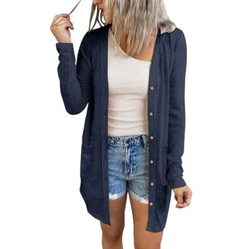 Stylish MEROKEETY Lightweight Cardigan for Every Occasion