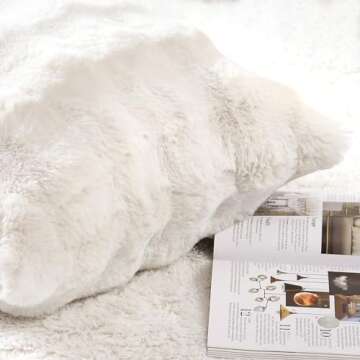 Buy MADIZZ Plush Wool Pillow Covers Set of 2 18x18