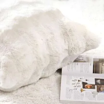 Buy MADIZZ Plush Wool Pillow Covers Set of 2 18x18