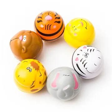 12 Zoo Animal Squeeze Stress Balls for All Ages