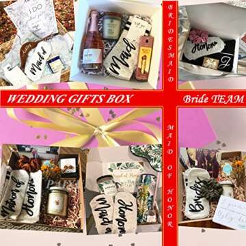 Personalized Bride Maid of Honor Bridesmaid Wedding Socks