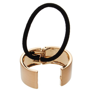 L. Erickson Brushed Gold Ponytail Holder for Any Style