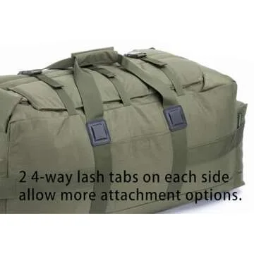 Backferry Large Military Duffle Bag Tactical 85L Olive Drab