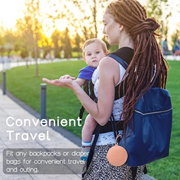 Nupoopy Silicone Pacifier Holder Case - BPA Free & Portable