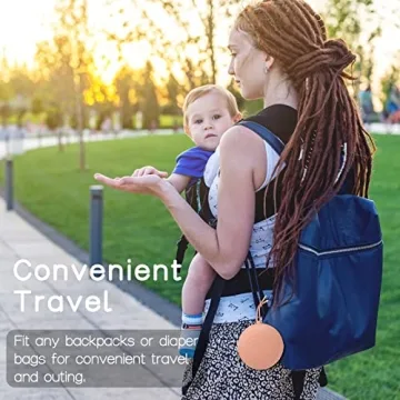 Nupoopy Silicone Pacifier Holder Case - BPA Free & Portable