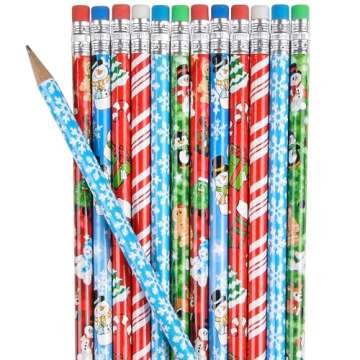 Buy Rhode Island Novelty 7.5" Holiday Pencils Assortment