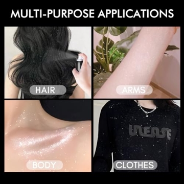 Ragkun Body Glitter Spray for Hair and Body Shine