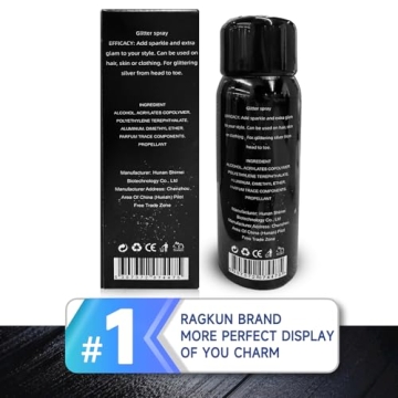 Ragkun Body Glitter Spray for Hair and Body Shine