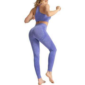 WodoWei Women's Seamless Workout Set - Sports Bra & Leggings