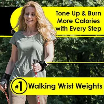 Tone-y-Bands Adjustable Wrist Weights for Fitness & Recovery