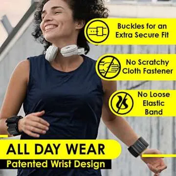 Tone-y-Bands Adjustable Wrist Weights for Fitness & Recovery