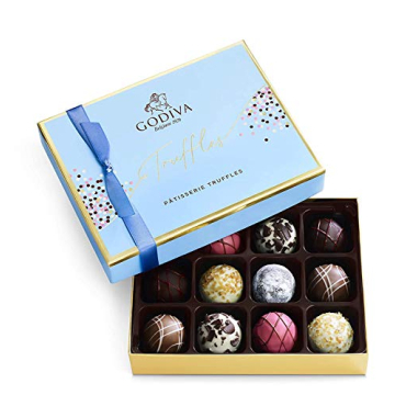 Indulge in Godiva Gourmet Chocolate Gift Box with 12 Tempting Truffles