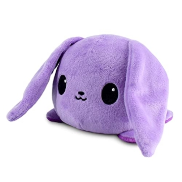 TeeTurtle Reversible Bunny Plushie - Express Your Mood