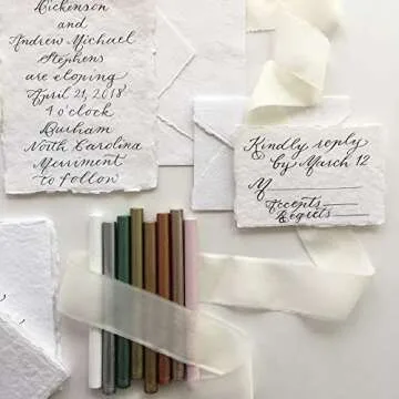 Elegant Sealing Wax Sticks for Weddings and Crafts