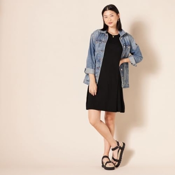 Stylish Amazon Essentials Short-Sleeve Swing Dress