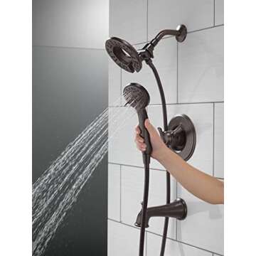 Delta Linden Tub & Shower Kit - Venetian Bronze Finish