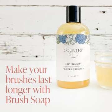 Natural Paint Brush Cleaner with Peppermint - 8 oz