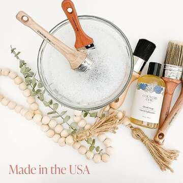 Natural Paint Brush Cleaner with Peppermint - 8 oz