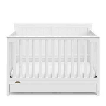 Graco Hadley 5-in-1 Convertible Crib with Drawer for Kids