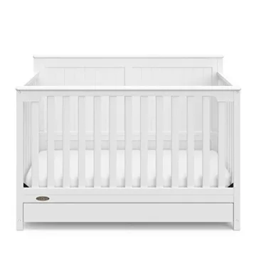 Graco Hadley 5-in-1 Convertible Crib with Drawer for Kids