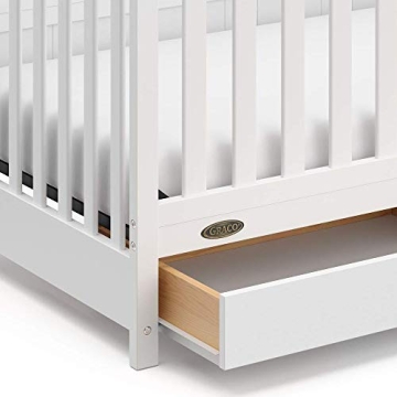 Graco Hadley 5-in-1 Convertible Crib with Drawer for Kids