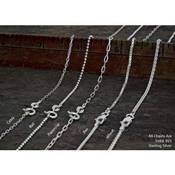 Sterling Silver Luna Moth - SMALL, Double Sided - (Pendant Only or Necklace)