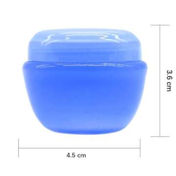 HINNASWA Travel Containers for Cosmetics and Toiletries