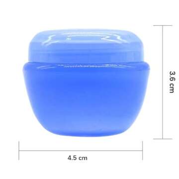 HINNASWA Travel Containers for Cosmetics and Toiletries