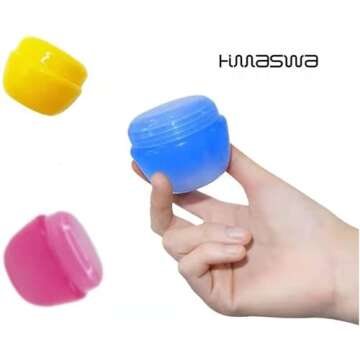 HINNASWA Travel Containers for Cosmetics and Toiletries