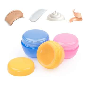 HINNASWA Travel Containers for Cosmetics and Toiletries