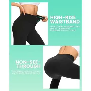 Stylish High Waisted Leggings for Women – Non See Through