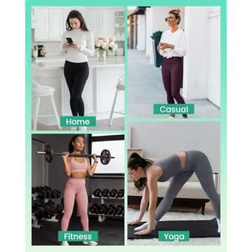 Stylish High Waisted Leggings for Women – Non See Through