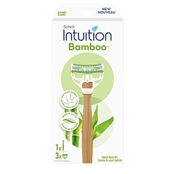 Sustainable Schick Intuition Bamboo Disposable Razors for Women - 3ct