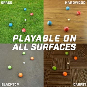 GoSports Soft Bocce Ball Set - Fun for All Ages!