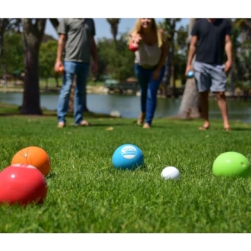 GoSports Soft Bocce Ball Set - Fun for All Ages!