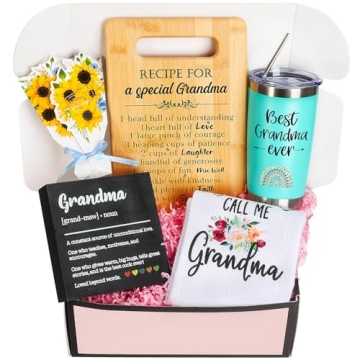 Thoughtful Birthday Gifts Box for Grandmother from Grandchildren