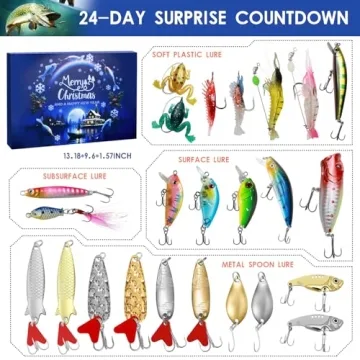 JIUYUDS Fishing Advent Calendar 2025 for Anglers