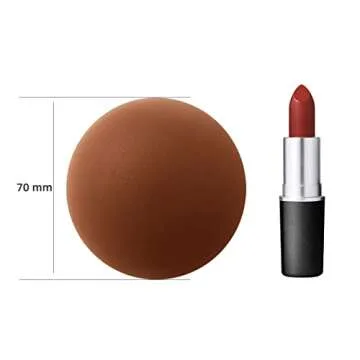 Gmumu Silicone Nipple Covers Reusable Adhesive Breast Petals Pasties for Dark Skin (Dark Brown, 7 cm) (Dark Brown)