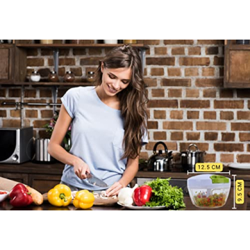 Brieftons Manual Food Chopper for Easy Chopping