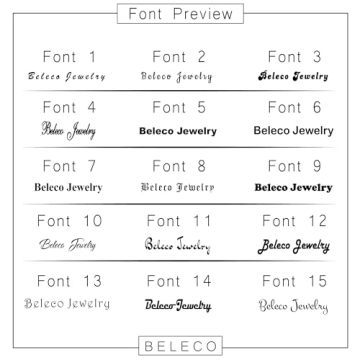 Beleco Custom Name Necklace for Unique Elegance