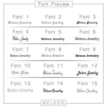 Beleco Custom Name Necklace for Unique Elegance