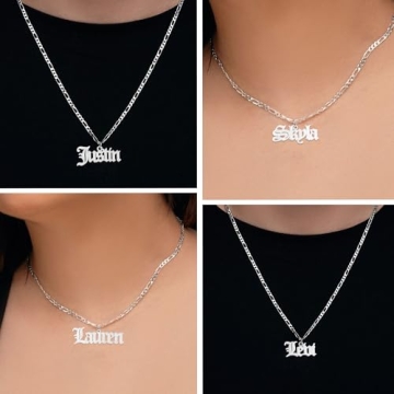 Beleco Custom Name Necklace for Unique Elegance