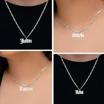 Beleco Custom Name Necklace for Unique Elegance
