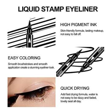 Ownest Double-sided Liquid Eyeliner with Makeup Stamp
