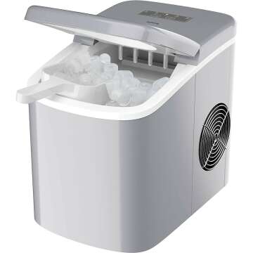 hOmeLabs Countertop Ice Maker - Fast & Efficient