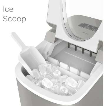 hOmeLabs Countertop Ice Maker - Fast & Efficient